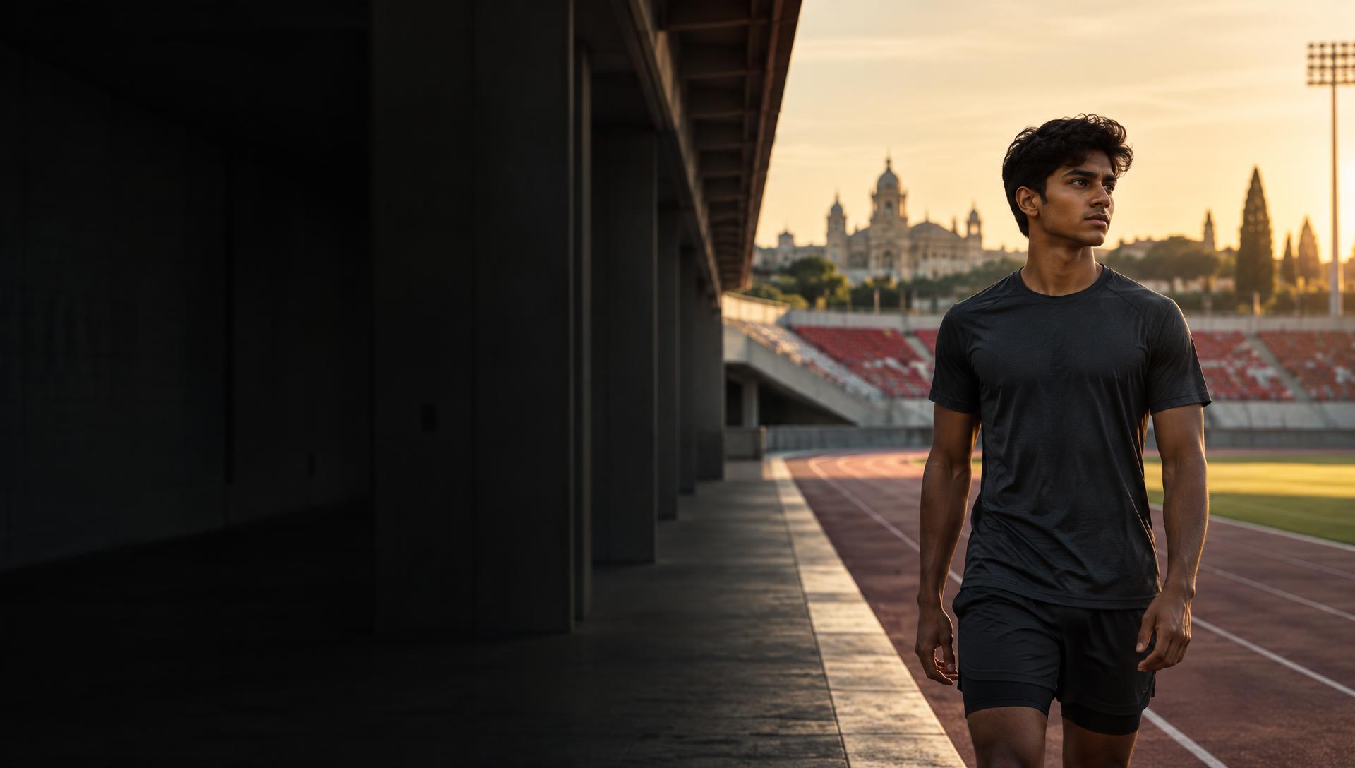 Student-athlete in a European football environment