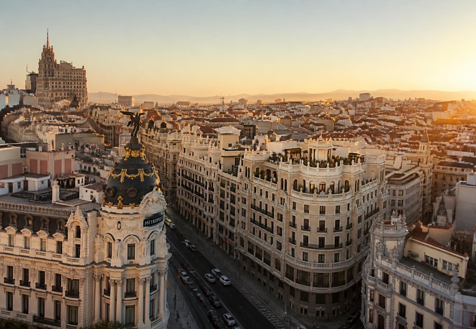 Madrid at golden hour